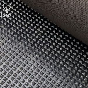 Black pyramid pattern rubber matting